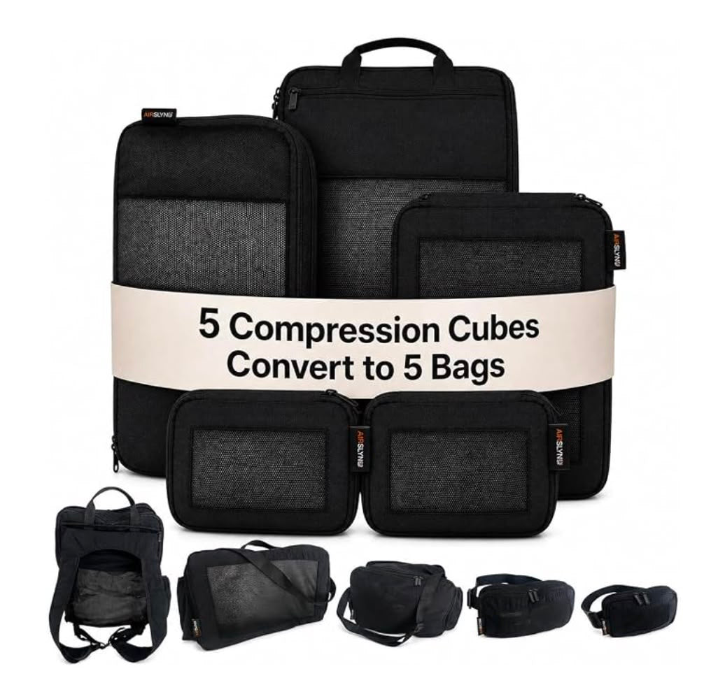 Switcheroo Convertible Packing Cubes | 5-in-1 Travel Bag System