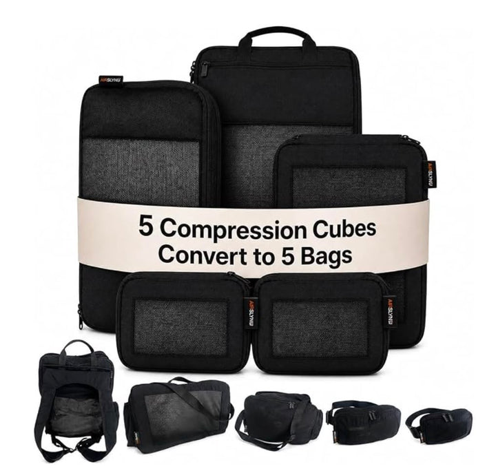 Switcheroo Convertible Packing Cubes | 5-in-1 Travel Bag System